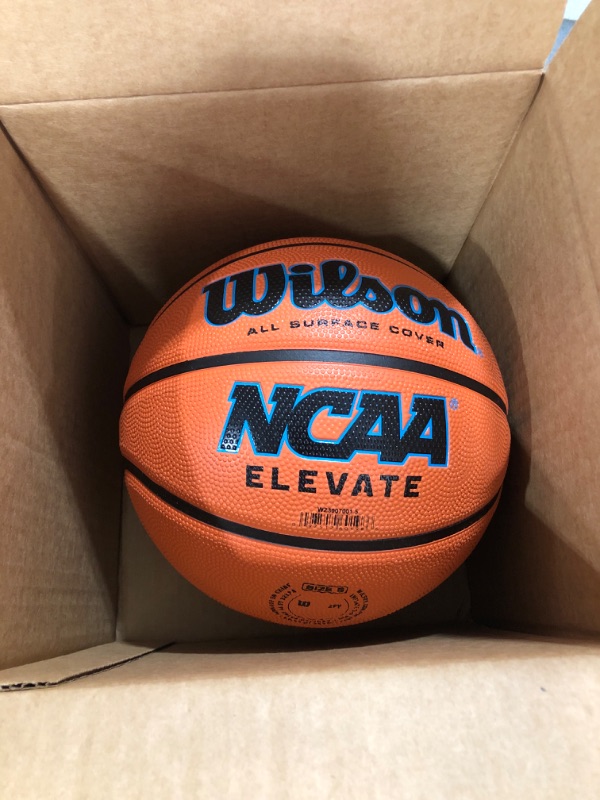 Photo 2 of WILSON NCAA Elevate Basketballs - 29.5", 28.5", 27.5" Elevate Size 5 - 27.5" Orange