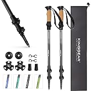 Photo 1 of  Walking Sticks - Adjustable Hiking Poles, Trekking Poles with Quick Flip Lock, Lightweight Collapsible, Durable 7075 Aluminum, Natural Anti-Sweat Cork Grips, All Terrain