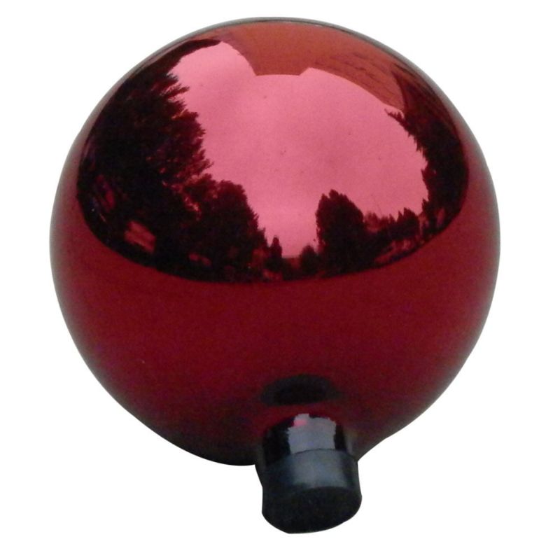 Photo 1 of Alpine Corporation 12 Red Glass Gazing Ball
