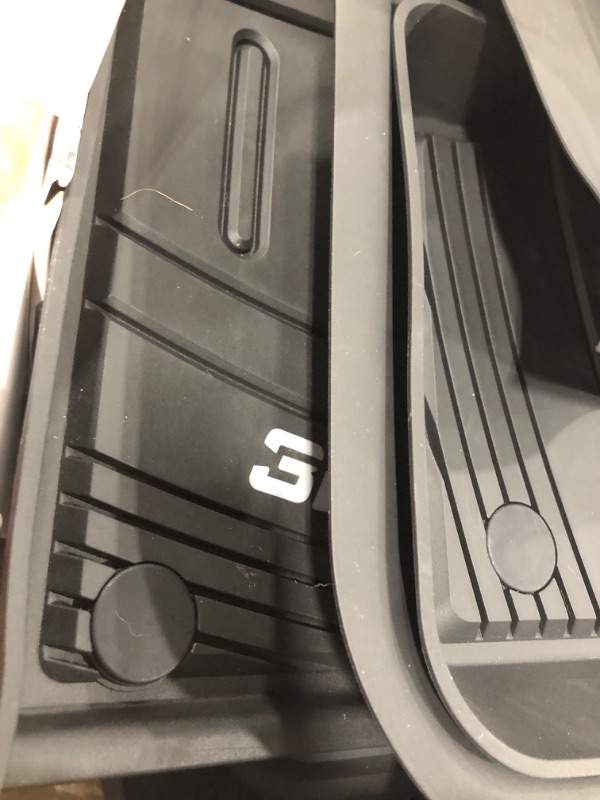 Photo 3 of 3W 2017-2024 Audi Q7 Floor Mats & 2019-2023 Audi Q8 Car Mats, All Weather TPE Accessories Custom Fit Floor Liner for Audi Q7 and Audi Q8, 1st & 2nd Row Full Set Car Liners Q7/Q8 Floor Mats