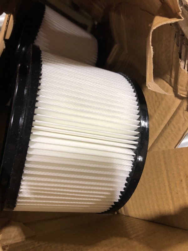 Photo 2 of 17810 Filter Replacement for Craftsman Shop Vac Filter 9-17810 Wet Dry Vacuum Filter Fits 3 & 4 Gallon (2 Packs)
