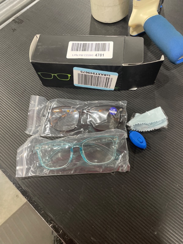 Photo 2 of Blue Light Blocking Glasses, Computer Reading/Gaming/TV/Phones Glasses for Men Women,Anti Eyestrain UV Glare (5 Pair)