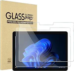 Photo 1 of [2 Pack] Surface Go 4 2023/ Go 3 2021 / Surface Go 2 10.5" 2020 / Surface Go 10" 2018 Screen Protector, Tempered Glass Screen Film Guard for Surface Go 4/3/2/1 -Clear