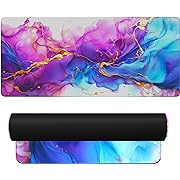 Photo 1 of  Large Mouse Pad 35.4’’ x 15.7’’, XL Gaming Mouse/Keyboard Pad for Desk, Artistic Full Desk Mouse Pad/Mat for Laptop, Desk Protector Mat W/Anti-Slip Rubber Base for Home (Blue-Violet Gradient)