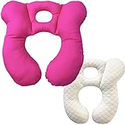 Photo 1 of Baby Travel Pillow, Infant Head and Neck Support Cushion for Car Seat, Pushchair and Stroller (Rose)
