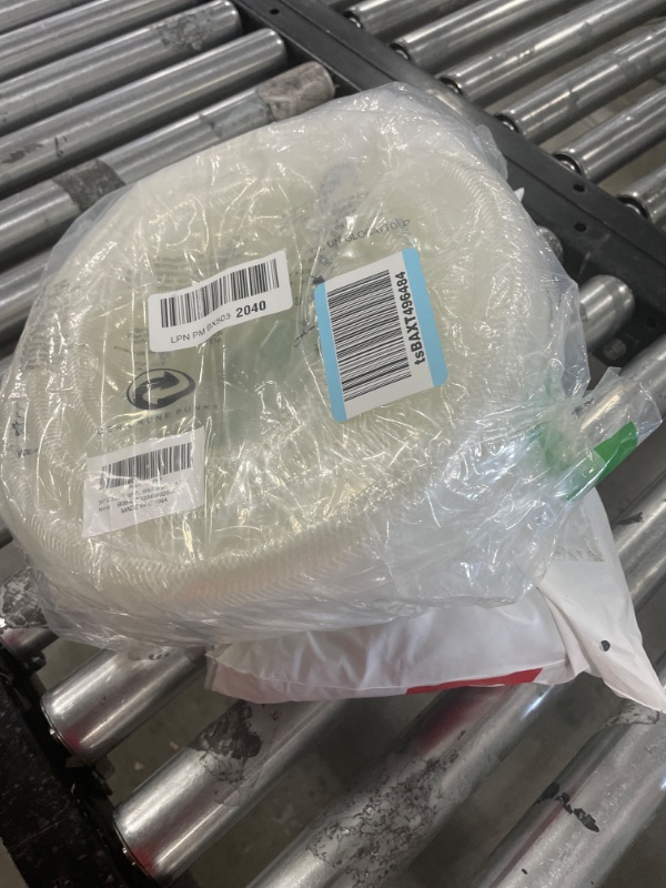 Photo 3 of 1/2&#34; ID x 3/4&#34; OD - 25 Ft High Pressure Braided Clear PVC Vinyl Tubing Flexible Vinyl Tube, Heavy Duty Reinforced Vinyl Hose Tubing, BPA Free and Non Toxic
Roll over image to zoom in
1/2" ID x 3/4" OD - 25 Ft High Pressure Braided Clear PVC Vinyl 