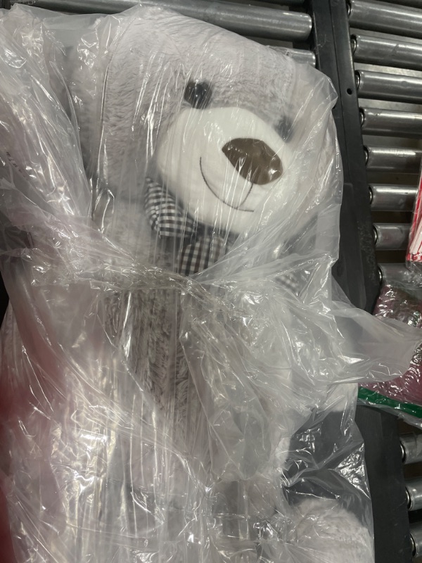 Photo 2 of Giant Teddy Bear Plush Stuffed Animals for Girlfriend or Kids 47 Inch, (Grey) Grey 47 inch