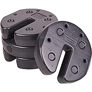 Photo 1 of  Tailgater Canopy Weights Set of 4 with No-Pinch Design for Easy Installation, and Removal to Secure Tents, Canopies, and Umbrellas at Outdoor Events 30 pounds