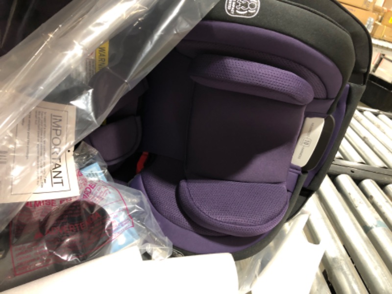 Photo 4 of Graco SlimFit3 LX 3 in 1 Car Seat | Space Saving Car Seat Fits 3 Across in Your Back Seat, Katrina SlimFit w/ 3-Across Fit Katrina
