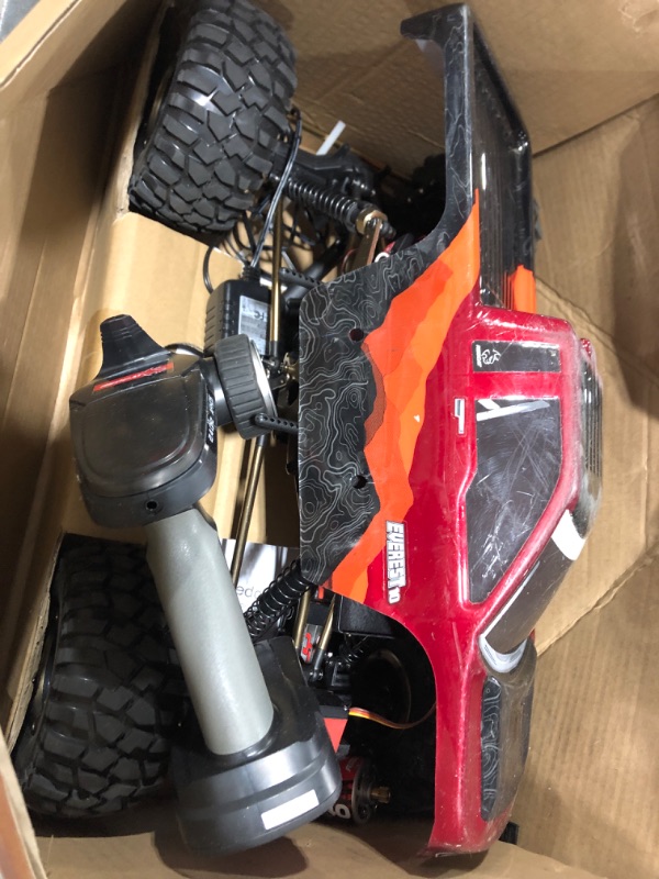 Photo 2 of Redcat Racing Everest-10 Electric Rock Crawler with Waterproof Electronics, 2.4Ghz Radio Control (1/10 Scale), Red/Black