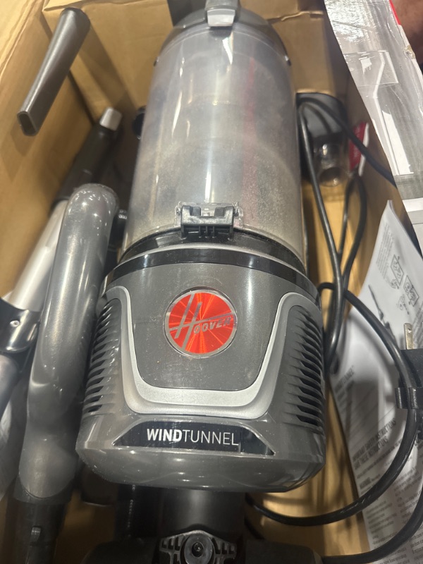 Photo 2 of Hoover WindTunnel All-Terrain Dual Brush Roll Upright Vacuum Cleaner, UH77200V, Silver