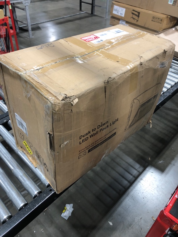 Photo 1 of 8 Pack 130W LED Wall Pack Light with Dusk to Dawn Photocell, 19500LM 5000K Daylight IP65 Waterproof Wall Pack Lights Outdoor LED [Eqv. 800W HPS/HID] for Parking Lot, Warehouse, Yard AC120-277V 130W-8PACK