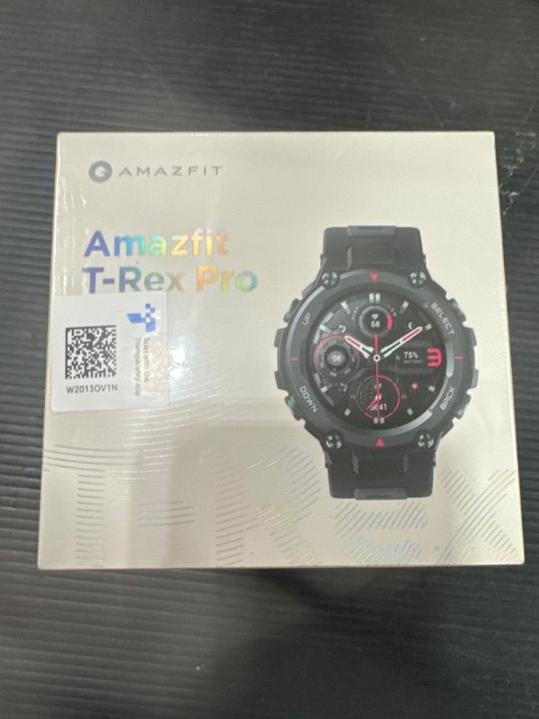 Photo 2 of Amazfit T-Rex Pro 3.3 Cm (1.3") AMOLED 48 Mm Digital 360 X 360 Pixels Touchscreen Black GPS (satellite)
