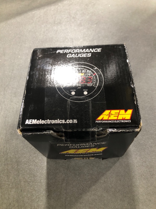 Photo 4 of Aem 30-0334 Afro Sensor Controller (X-Series Wideband Ugo Gauge With Obie Connectivity) 2.0625 x 0.825 inches
