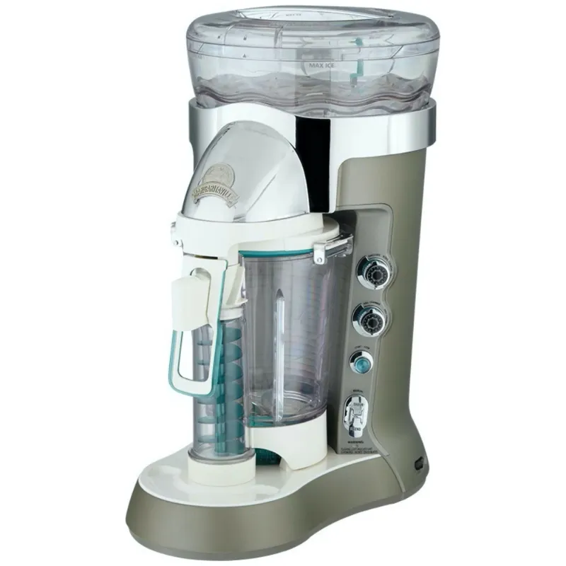Photo 1 of Margaritaville Bali Frozen Margaritas, Daiquiris, Coladas & Smoothies Machine with Self-Dispensing Lever and Mixes and Serves Party-Batch Size, 60 oz. Jar, Gray
