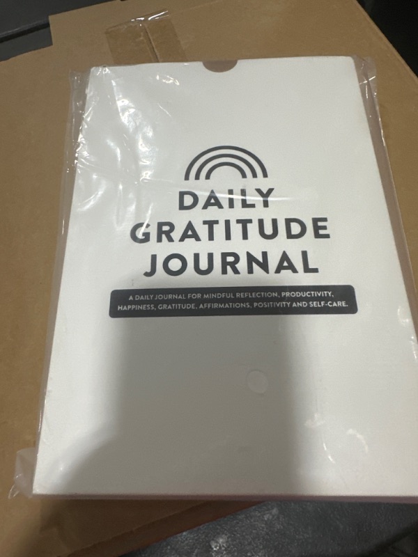 Photo 2 of Daily Gratitude Journal - Mindful Reflection, Productivity, Happiness, Gratitude, Affirmations, Positivity and Self-Care - Start Any Time Undated Daily Guide Planner with Prompts (brown)