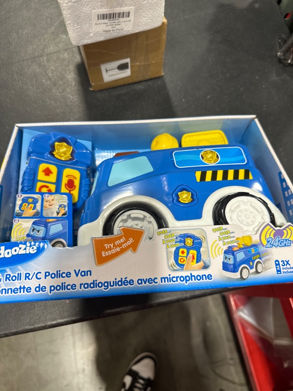 Photo 2 of Kidoozie Talk & Roll R/C Police Van, Remote Control Toy Vehicle with Lights and Sounds for Toddlers 2 Years and Older