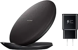 Photo 2 of Samsung Qi Certified Fast Charge Wireless Charging Convertible Stand/Pad - US Version - Black - EP-PG950TBEGUS
