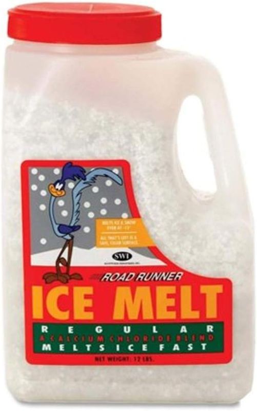 Photo 1 of 12J-RR Road Runner Premium Ice Melter, 12-Pound White
