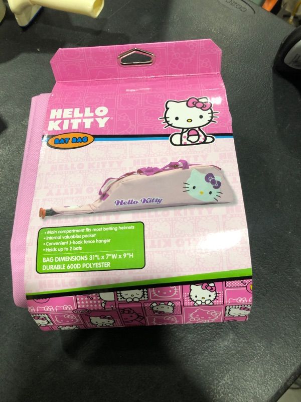 Photo 2 of Hello Kitty Baseball Bat/Helmet Bag Pink 31"x7"x9"
