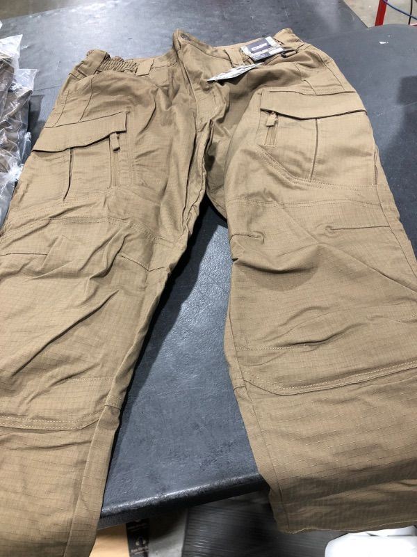 Photo 1 of MENS CARGO BROWN PANTS 34W/30L