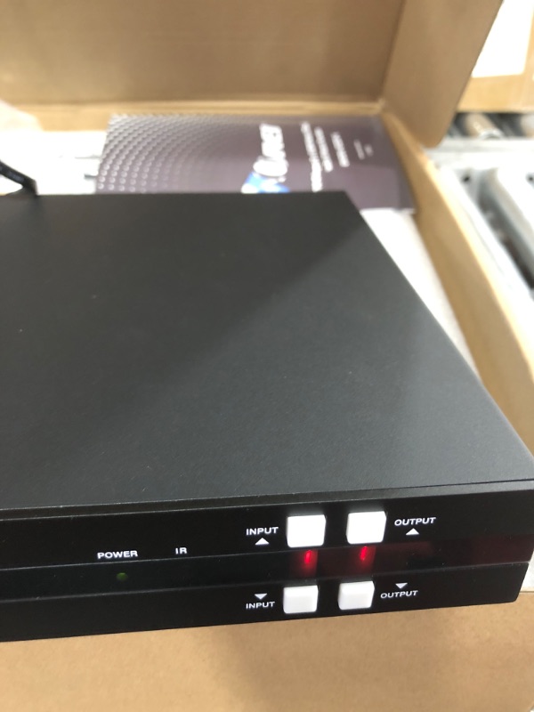 Photo 6 of 4K 8x8 HDMI Extender Matrix by OREI - UltraHD 4K @ 60Hz 4:4:4 Over Single CAT5e/6/7 Cable with HDR Switcher & IR Control, RS-232 - Up to 230 Ft - 8 x Loop Out - 8 Receivers Included 8x8 HDMI Extender Matrix - Up to 230 Ft
