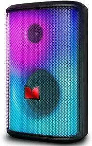 Photo 1 of 80W Monster Sparkle Bluetooth Speaker with Colorful Lights, 24H Playtime, Waterproof - For Home, Outdoor Parties