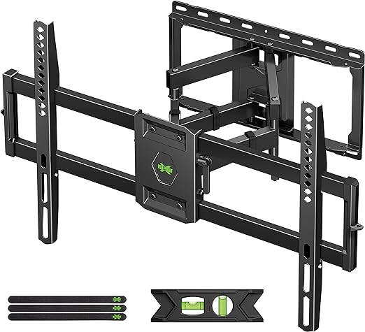 Photo 1 of USX MOUNT Full Motion TV Wall Mount for Most 47-84 inch Flat Screen/LED/4K TV, TV Mount Bracket Dual Swivel Articulating Tilt 6 Arms, Max VESA 600x400mm, Holds up to 132lbs, Fits 8” 12” 16" Wood Studs