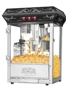 Photo 1 of Great Northern Popcorn 83-DT5585 5800 Black Good Time Popcorn Popper Machine, 8 oz
