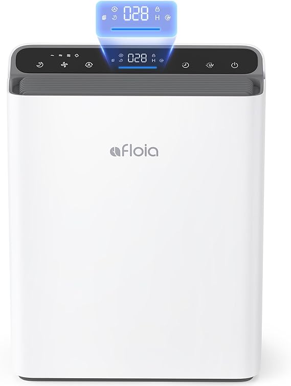 Photo 1 of Afloia Air Purifiers for Home Large Room Bedroom Up to 1280Ft² with Laser Air Quality Sensor&Auto Mode, 3-Stage Air Purifier Filter for Pets Dander Pollen Allergies Dust Mold Odor Smoke, Europa