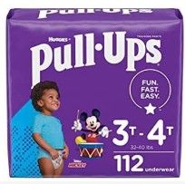 Photo 1 of Potty Training Bundle: Pull-Ups Boys’ Training Pants, Size 3T-4T, 112ct