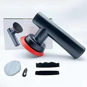 Photo 1 of VOLSIVE Cordless Car Waxer Buffer Polisher,Mini Rechargeable Buffer,Car Polishing Machine with 3 Buffing Pads for Car Detailing Scratch Removing and Home Polishing
