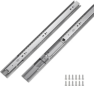 Photo 1 of LONTAN 1 Pairs Soft-Close Drawer Slides 20 Inch Full Extension and Ball Bearing Cabinet Drawer Slides - SL4502S3-20 Heavy Duty Dresser Drawer Slides 100lb Capacity
