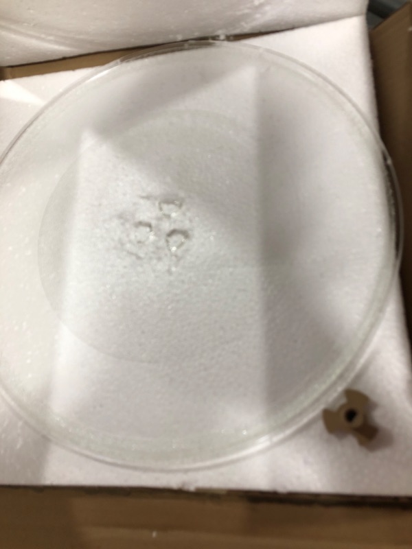 Photo 1 of 14 1/8" Microwave Turntable Glass Tray by Beaquicy - 14 1/8 INCH Microwave Plate Replacement for GE Microwave - Replaces WB49X10063 WB49X10193 WB39X10038 - Dishwasher Safe
