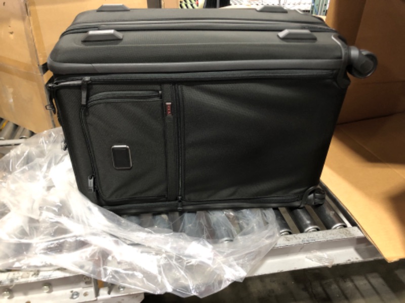 Photo 2 of TUMI - Alpha Short Trip Expandable 4-Wheeled Packing Case - Roller Bag for Short Trips & Weekend Getaways - Luggage with 4 Spinner Wheels - Travel Suitcase for Men & Women - Black

