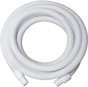 Photo 1 of Poolmaster 32227 Above-Ground Swimming Pool Vacuum Hose, 1-1/4-Inch x 27-Feet, Neutral