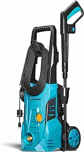 Photo 1 of GREENER Electric Pressure Washer 3500 PSI High Pressure Washer with 50ft Outlet Hose and Adjustable Nozzle, 2.4GPM Power Washer Electric Powered with Soap Cannon for Car, House, Patio Cleaning