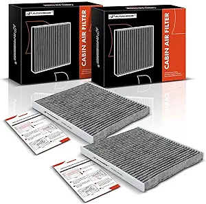 Photo 1 of A-Premium 2-PC Cabin Air Filter with Activated Carbon Compatible with Jeep Gladiator 2020-2022, Wrangler 2018-2023 - 2.0L 3.6L 6.4L - Replace# 68301863AA