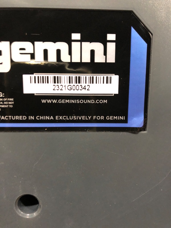 Photo 4 of Gemini GMX DJ Controller & Media Player - Ideal for Mobile DJs & Live Performances