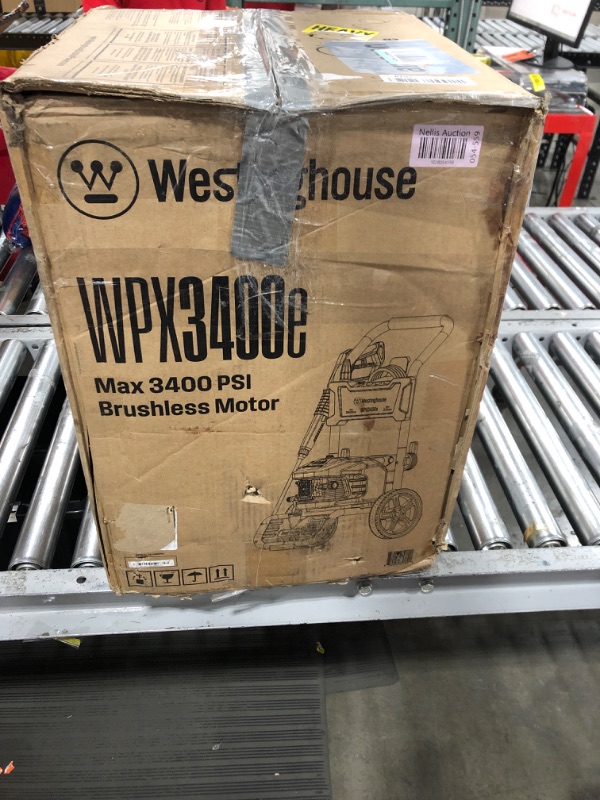 Photo 4 of Westinghouse ePX3100 Electric Pressure Washer, 2300 Max PSI 1.76 Max GPM with Anti-Tipping Technology, Onboard Soap Tank, Pro-Style Steel Wand, 5-Nozzle Set, for Cars/Fences/Driveways/Home/Patios
