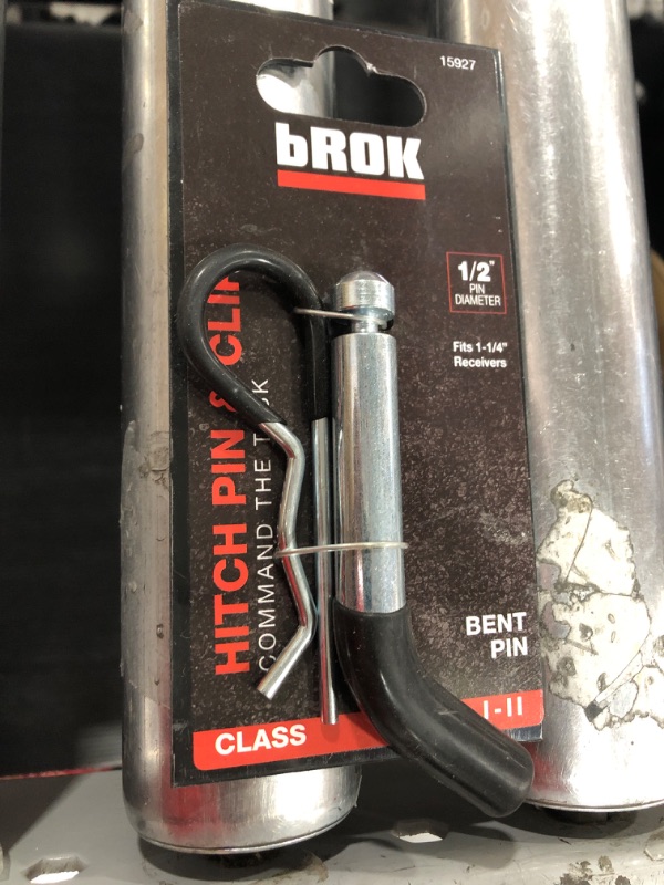 Photo 2 of bROK Products 15927 1/2" Pin & Clip with Black PVC Handle