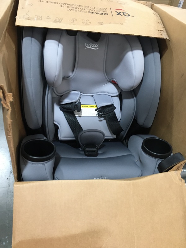 Photo 2 of Britax One4Life Convertible Car Seat, 10 Years of Use from 5 to 120 Pounds, Converts from Rear-Facing Infant Car Seat to Forward-Facing Booster Seat, Machine-Washable Fabric, Glacier Graphite