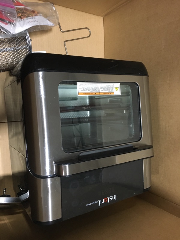 Photo 3 of Instant Vortex Plus 10-Quart Air Fryer, From the Makers of Instant Pot, 7-in-10 Functions, with EvenCrisp Technology, App with over 100 Recipes, Stainless Steel 10QT Vortex Plus