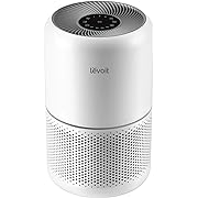 Photo 1 of LEVOIT Air Purifier for Home Allergies Pets Hair in Bedroom, Covers Up to 1095 ft² by 45W High Torque Motor, 3-in-1 Filter with HEPA sleep mode, Remove Dust Smoke Pollutants Odor, Core300-P, White