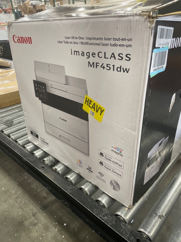 Photo 2 of Canon imageCLASS MF451dw All-in-One Wireless Monochrome Laser Printer | Print, Copy, & Scan| 5" inch Color Touch LCD