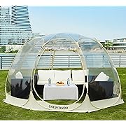 Photo 1 of Pop up Bubble Tent 12x12x8FT,8-12 Person Igloo Tent, Star Tent, Proposal Tent, Courtyard DIY Tent, Weatherproof Pod, Weatherproof and Cold Proof Transparent Tent