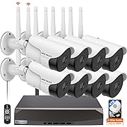 Photo 1 of ?2-Way Audio & 2-Antenna Enhance? 5.0Megapixel Outdoor Wireless Security Camera System, WiFi Waterproof Home Video Surveillance Camera System 10-Channel 5MP NVR DVR
