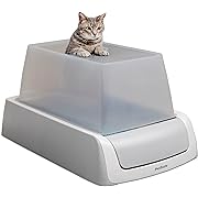Photo 1 of PetSafe ScoopFree Crystal Pro Self-Cleaning Cat Litter Box - Never Scoop Litter Again - Hands-Free Cleanup with Disposable Crystal Trays - Better Odor Control - Includes Hood & Disposable Tray
