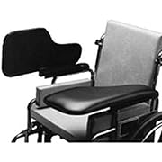 Photo 1 of The Aftermarket Group - TAGAC010022 Wheelchair Half Lap Tray, Black Padded Vinyl, Flip-Up Hardware, Right, TAG010022
