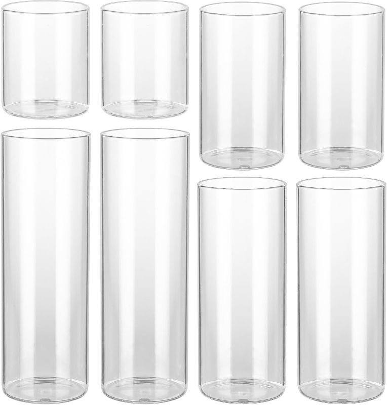 Photo 1 of  Glass Cylinder Vases, Glass Vases for Centerpieces